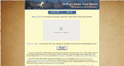 Desktop Screenshot of heflingsamishfarmarket.com